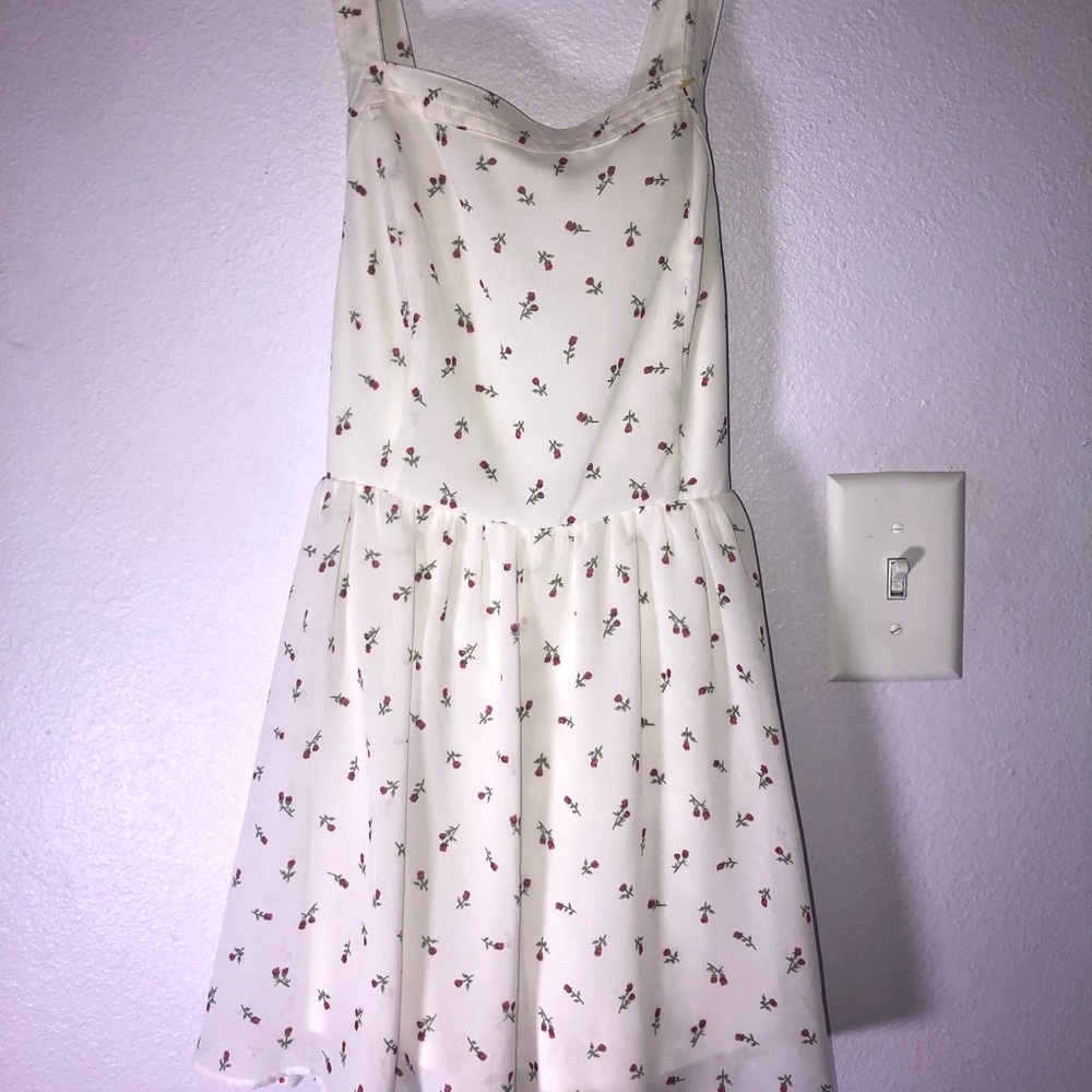 Flower print romper